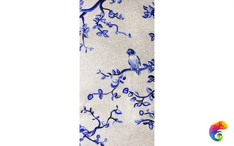 IRIDA панно художественное ПТИЧКИ 00-00131992 250x80 Irida Art irida Стеклянная мозаика