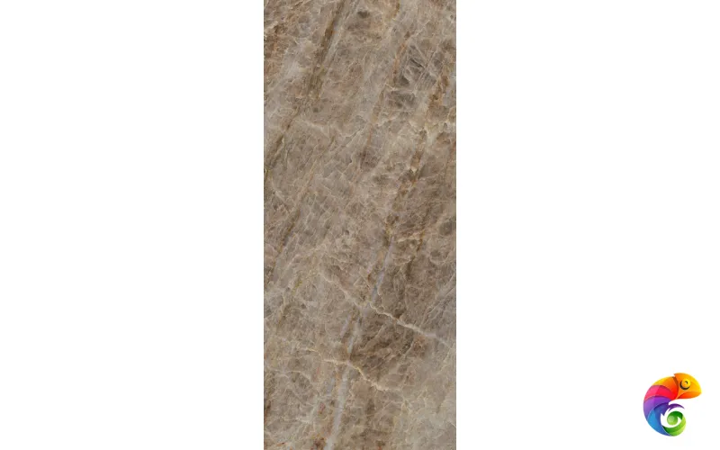 ICONIC LIFE MOKA YAMUNA GLOSSY 6MM 120X280 R 785048 280x120 Cerim Iconic life Неглазурованный керамогранит