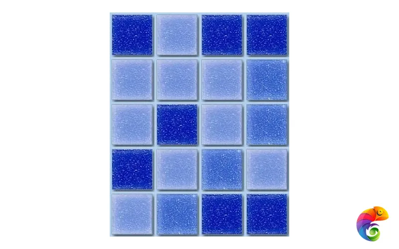 BLUE DREAM, стеклянная мозаика (BLUE DREAM) 32.7x32.7 Стеклянная мозаика