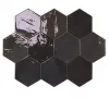 Zellige Hexa Graphite (122087) 12.4x10.8