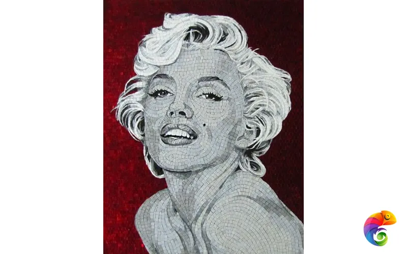 IRIDA панно художественное МОНРО 00-00132000 120x94 Irida Art irida Стеклянная мозаика