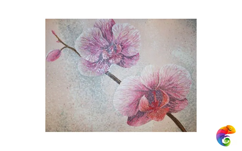 IRIDA панно художественное ОРХИДЕИ 00-00167545  Irida Art irida Стеклянная мозаика