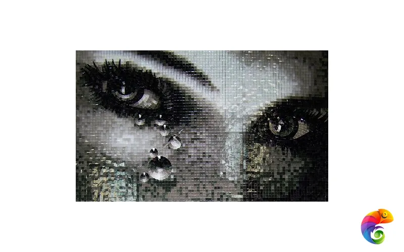 IRIDA панно художественное ВЗГЛЯД 00-00167547  Irida Art irida Стеклянная мозаика