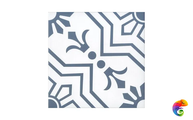 20X20 SAMOS BLUE MATTE GLAZED PORCELAIN S16861.6 20x20 YURTBAY SAMOS Глазурованный керамогранит