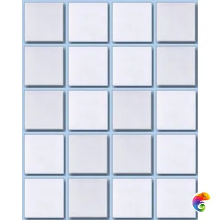 SNOWFLAKE, стеклянная мозаика (SNOWFLAKE) 32.7x32.7