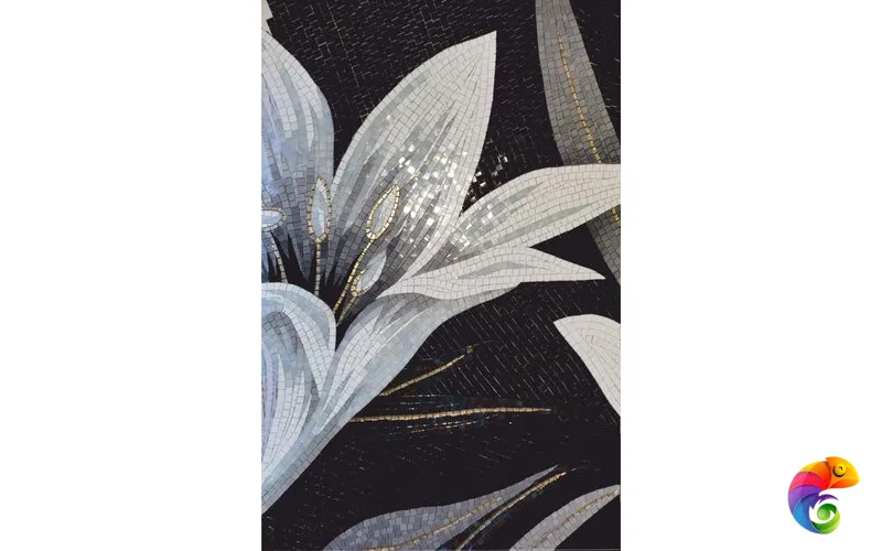 IRIDA панно художественное ЛИЛЕЙНИК 00-00167544  Irida Art irida Стеклянная мозаика