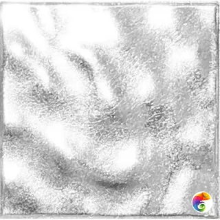 20.OBS белое напольное гофрированное золото,стеклянная мозаика (20OBS) 2x2