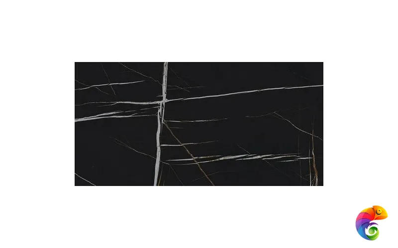 CHARME DELUXE Sahara Noir Cer Ret 60x120/Ш.Д. Сахара Нуар Пат Рет 60x120 (610015000499) (610015000499) 120x60 Керамогранит