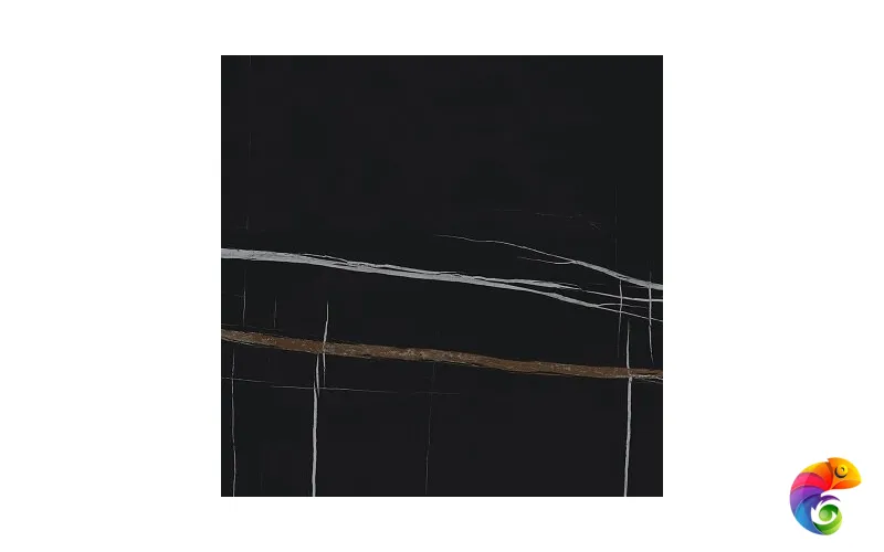 CHARME DELUXE Sahara Noir Lux Ret 80x80/Ш.Д. Сахара Нуар Люкс Рет 80х80 (610015000513) (610015000513) 80x80 Керамогранит