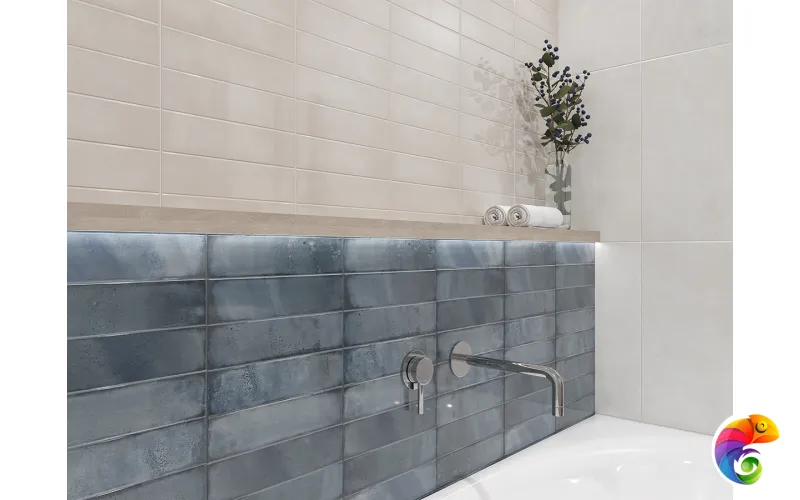 Плитка 31,5*63 BRICKS AZUL  52,47кв.м 1с