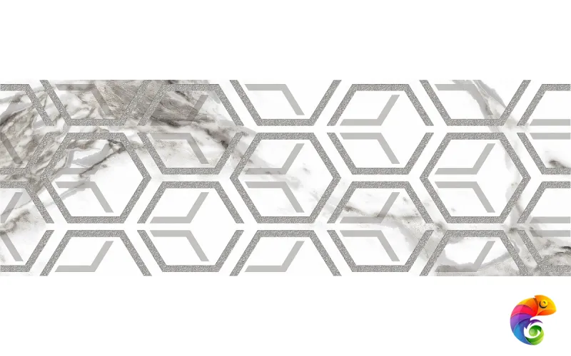 Декор 24,2*70 ROYAL ORION BIANCO