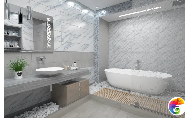 Декор 24,2*70 ROYAL ORION BLU