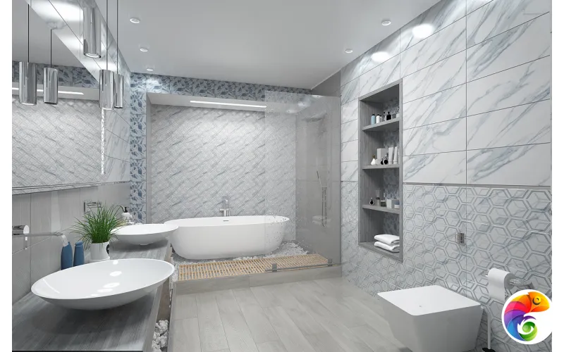 Декор 24,2*70 ROYAL ORION BLU