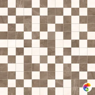 Мозаика 29.4*29.4 AMANI AVORIO/MARRON