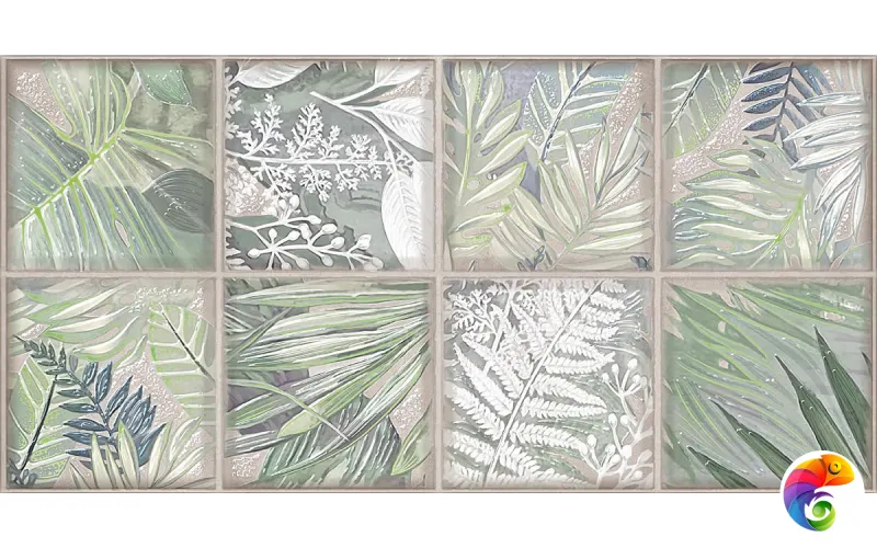 Декор 31.5*63 MAIOLICA COLLAGE CREMA