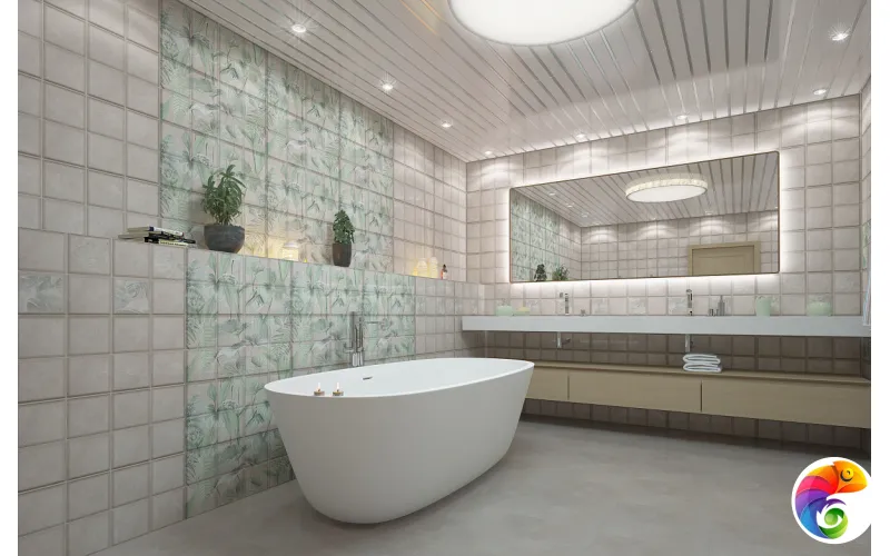 Декор 31.5*63 MAIOLICA COLLAGE CREMA