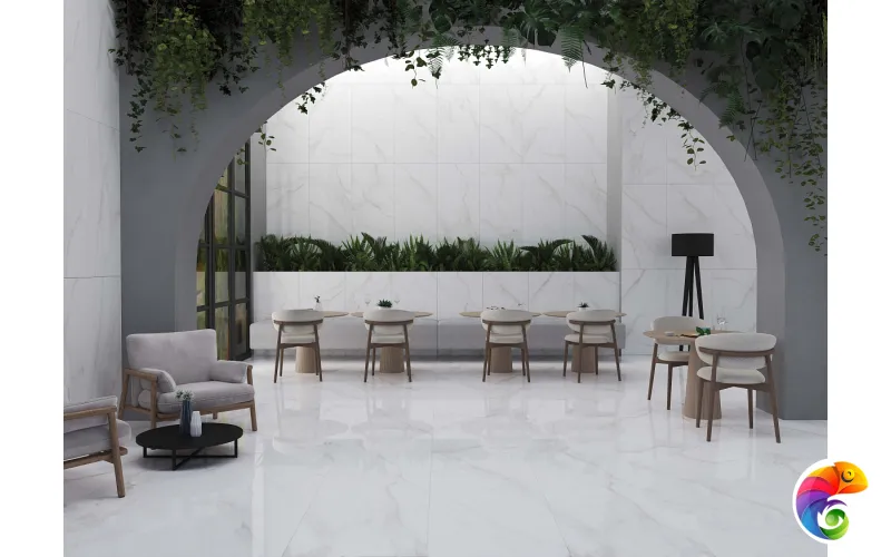 P.E. Lumiere white mt rect. 60X120 40