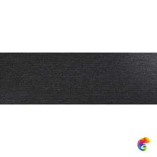 Rev. Deco silextile lap. negro rect. 25x75