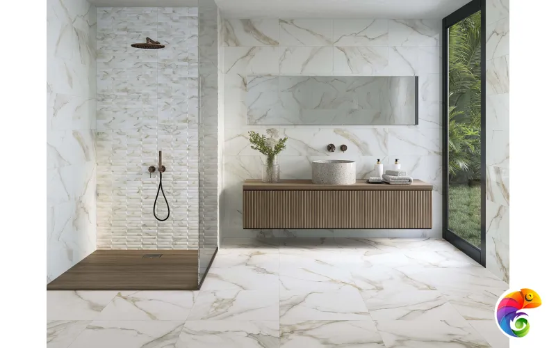 P.E. Lumiere white mt rect. 60X120 40