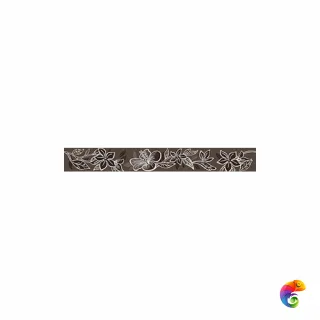 Бордюр 50.5*6.2 ELISSA MARRONE FIORE 1c