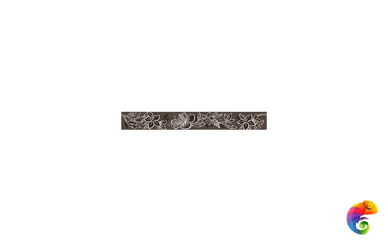 Бордюр 50.5*6.2 ELISSA MARRONE FIORE 1c