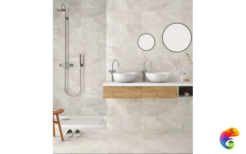 P.E.Inout Rockstone beige MT 100x100 Rect.