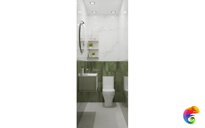 Плитка 31,5*63 BRICKS GREEN  52,47кв.м 1с