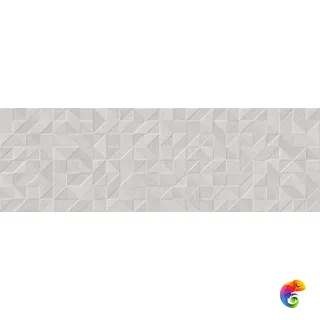 Rev. Origami gris 25x75