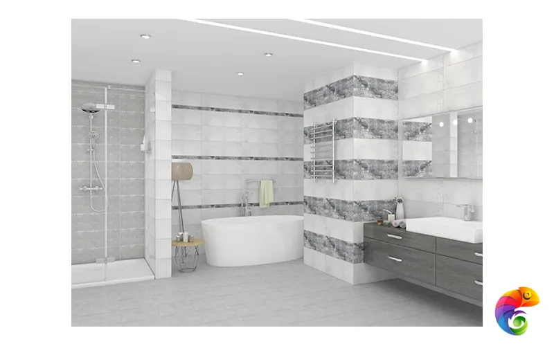 Плитка 25,1*70,9 STRATO NEGRO DECOR/PF 1c