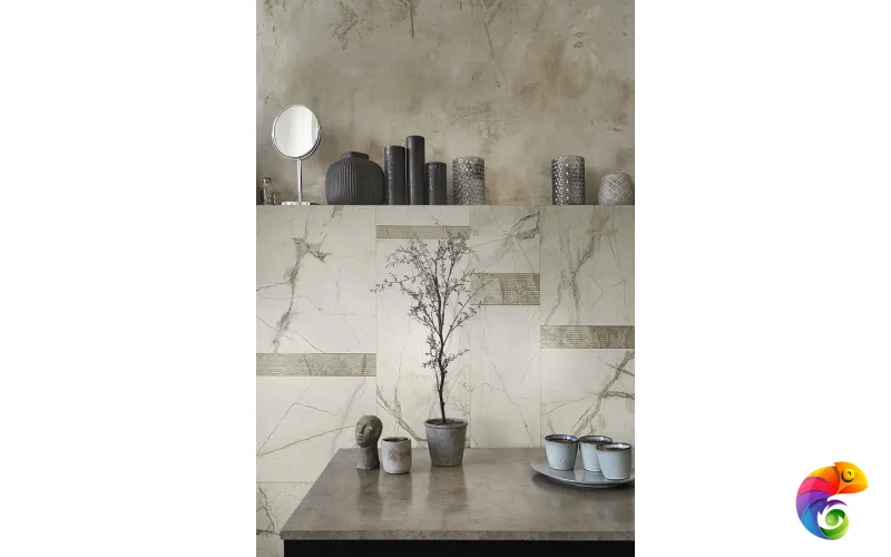 Pav. Invisible nat white 60x60