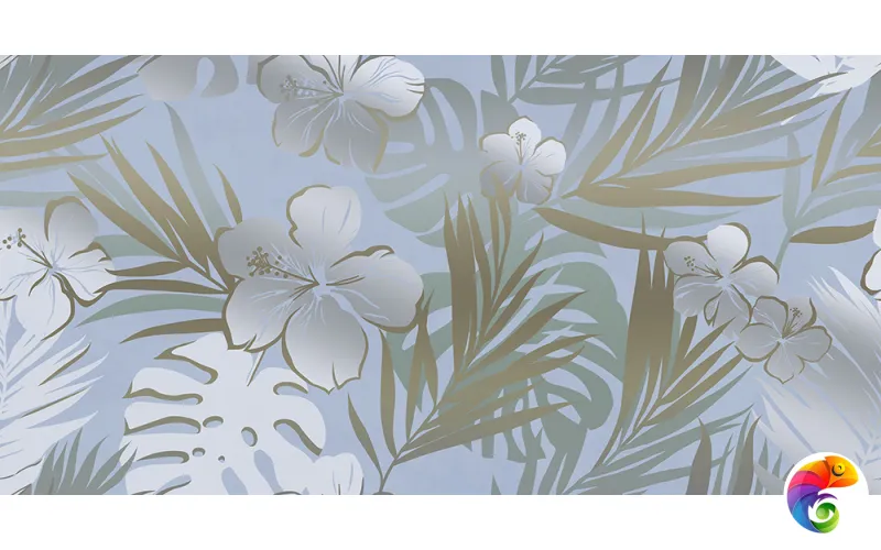 Декор 31.5*63 COLORES FIORE CELESTE