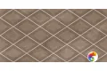Декор 31.5*63 CLASSICO AMANI ROMBI MARRON 1c