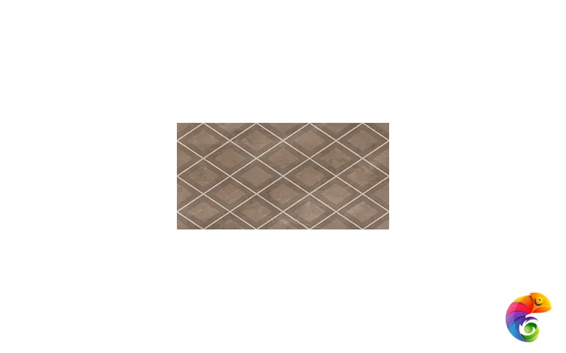 Декор 31.5*63 CLASSICO AMANI ROMBI MARRON 1c