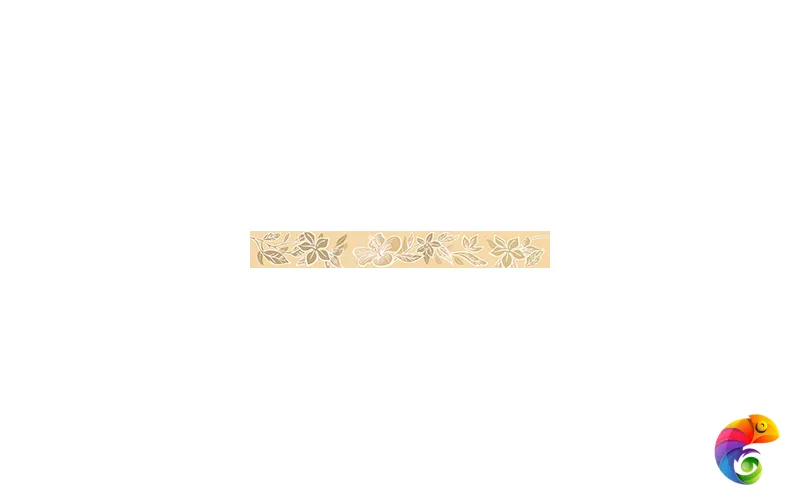 Бордюр 50.5*6.2 ELISSA SABBIA FIORE 1c