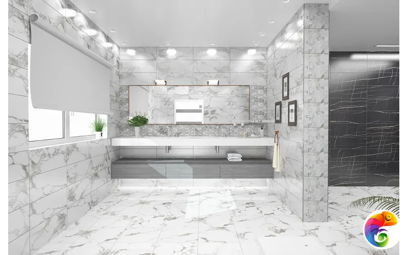 Плитка 24,2*70 ROYAL BIANCO REL R