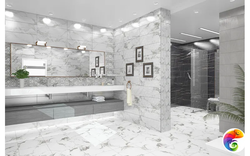 Плитка 24,2*70 ROYAL BIANCO REL R