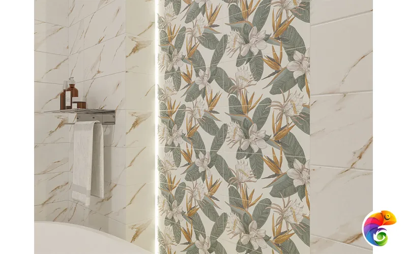 Панно 50,5*40,2 STRELITZIA (2 шт) - 6 комл 1с