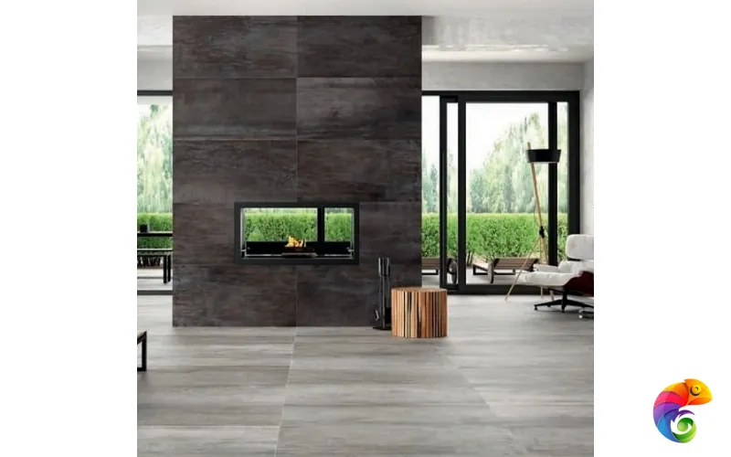 P.E.Acier white MT 100x100 Rect.