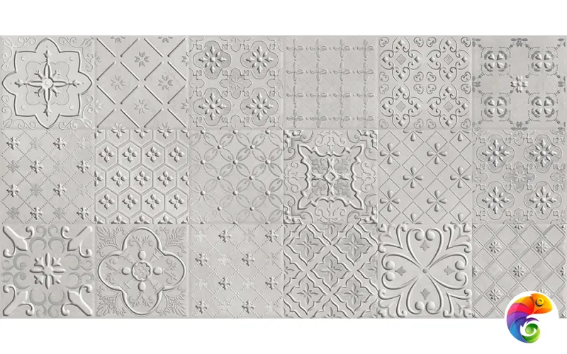 Декор 31.5*63 Luce Collage Perla