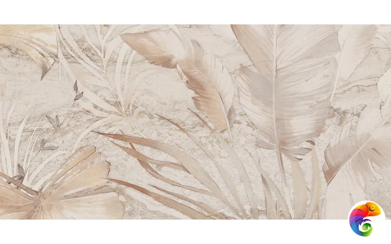 Pav. Decorado lily soft ivory 60x120