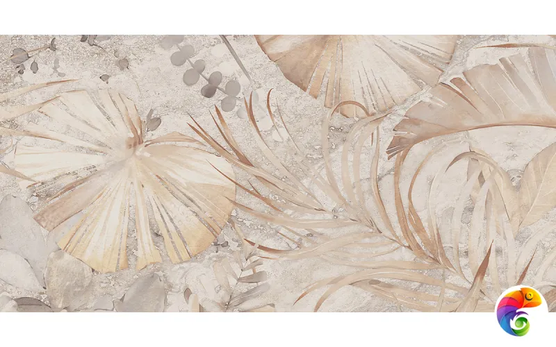 Pav. Decorado lily soft ivory 60x120
