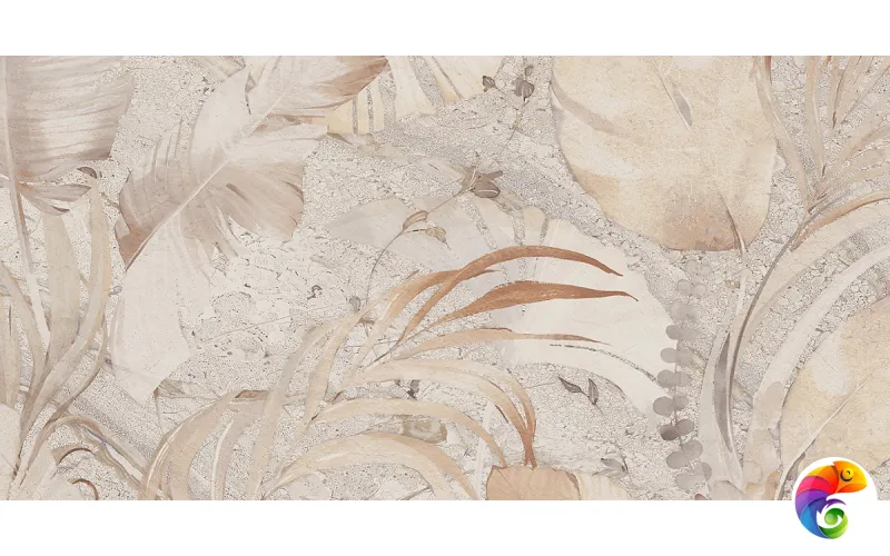 Pav. Decorado lily soft ivory 60x120