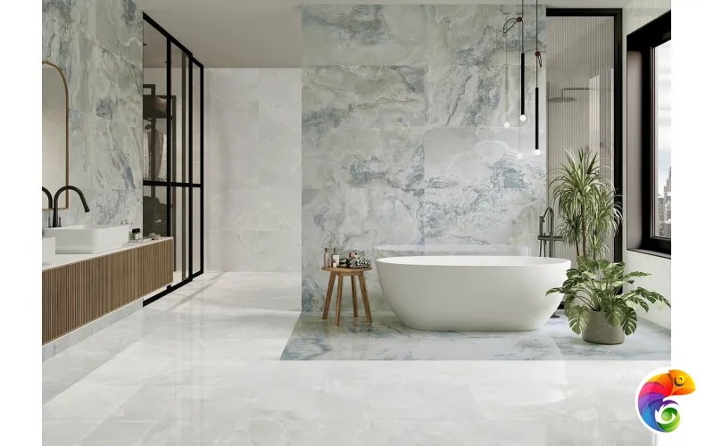 P.E.Scarlet soft ivory mt. rect 100X100