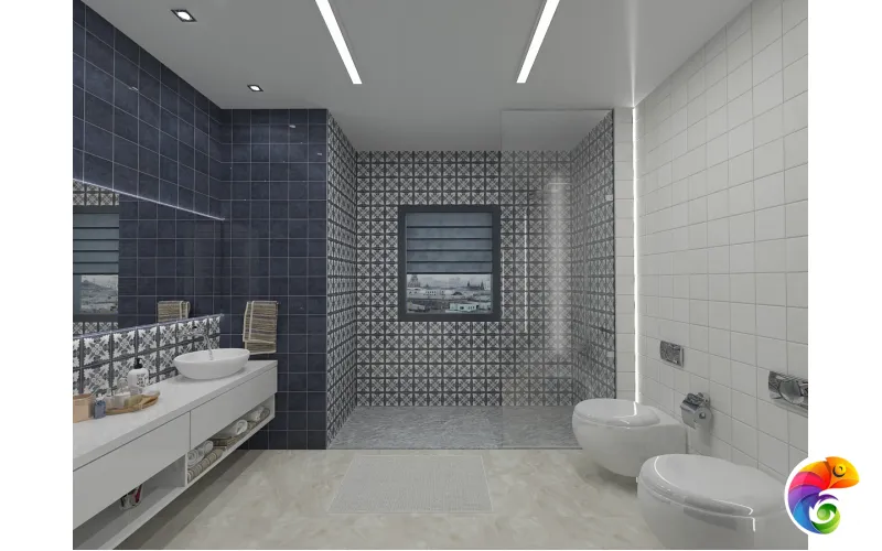 Плитка SMALTO DECOR 1 BLU 15*15