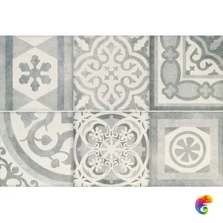 Ros. 9512  Composicion retro II gris