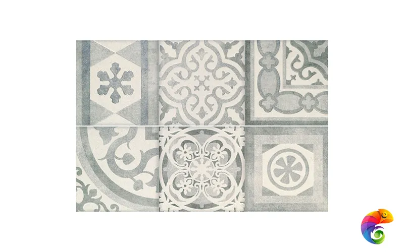 Ros. 9512  Composicion retro II gris