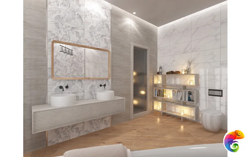 Плитка 31.5*63 CALACATTA BIANCO 49