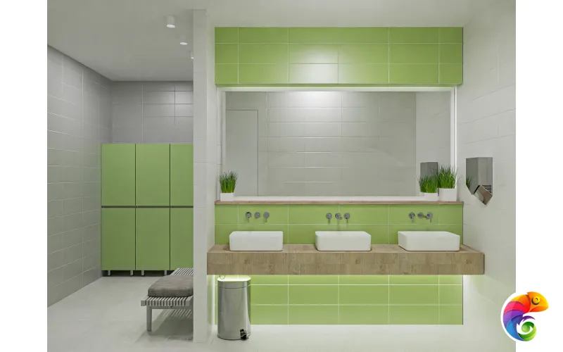 Плитка 20,1*50,5 ПАЛИТРА ЗЕЛЕНАЯ 77,76 кв.м 1с