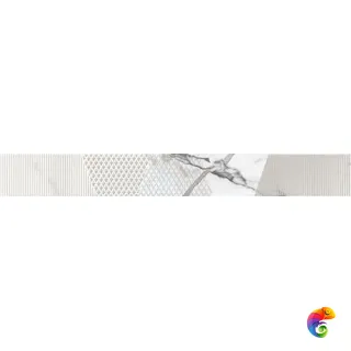 Бордюр 63*7.5 ARABESCATO BIANCO