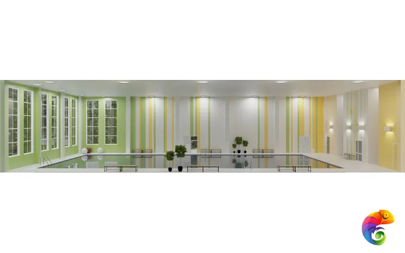 Плитка 20,1*50,5 ПАЛИТРА ЗЕЛЕНАЯ 77,76 кв.м 1с